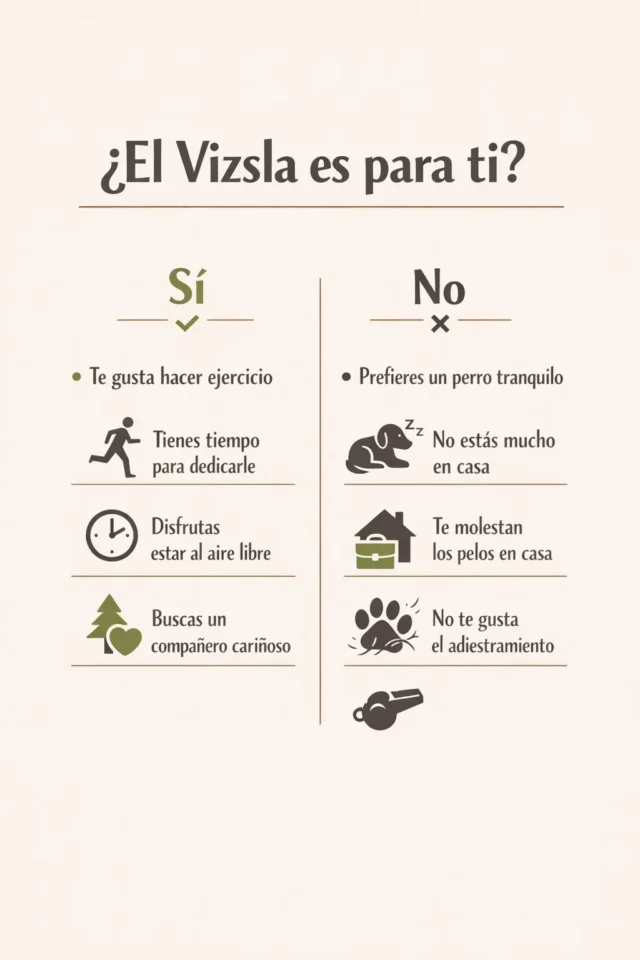 Checklist para saber si el Vizsla Húngaro es para tu estilo de vida (guía en Medellín y Colombia)
