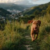 Vizsla Húngaro en actividad al aire libre, guía para familias activas en Colombia